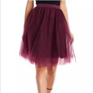 NWT Charlotte Russe plus 3X tulle skirt